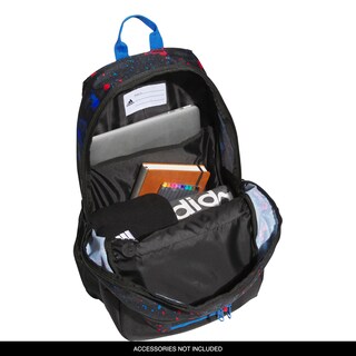 Foto 3 | Foto 3 | Mochila Para Portátil Adidas Foundation Splatter Negro Y Azul - Venta Internacional.