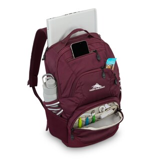 Foto 5 | Foto 5 | Mochila High Sierra Swoop Sg Maroon Para Portátil De 17 Pulgadas - Venta Internacional.