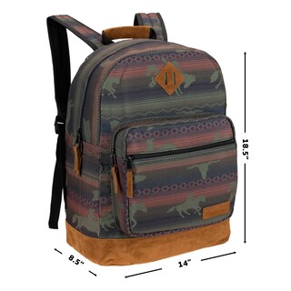 Foto 2 | Foto 2 | Mochila Wrangler Yellowstone Con Funda Para Portátil Color Burdeos - Venta Internacional.