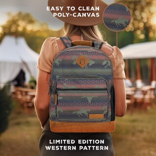 Foto 3 | Foto 3 | Mochila Wrangler Yellowstone Con Funda Para Portátil Color Burdeos - Venta Internacional.