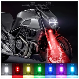 Foto 5 | Foto 5 | ''2pcs Mini Luz Led Estrobo Funciones Fija Moto Auto Bicicleta ''