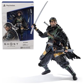 Foto 1 | Foto 1 | Playstation Ghost Of Tsushima Figura De Acción Del Samurái Jin Sakai De 15 Cm 2 Accesorios The Shapes Collection Para Fans
