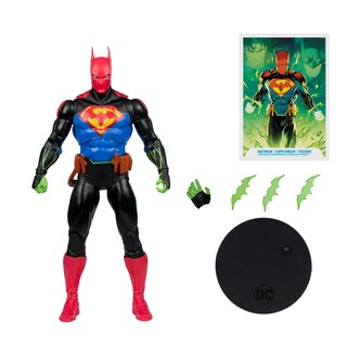 Foto 4 | Foto 4 | Mcfarlane Dc Multiverse Batman/superman Fusion (batman/superman: World's Finest) Figura De Acción De 7 Pulgadas Toys