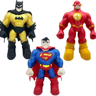 Foto 1 | Foto 1 | Lup Toys Juguete Niño Set Muñeco Elastico Goma Batman Superman Flash