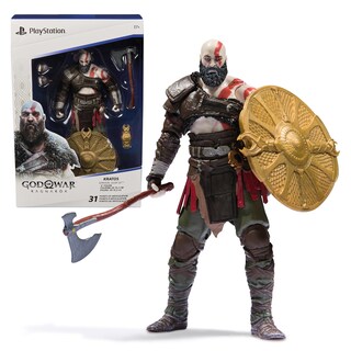 Foto 1 | Foto 1 | Playstation God Of War Ragnarök Figura De Acción De Kratos De 15 Cm Con 5 Accesorios The Shapes Collection Para Fans Y Colecc