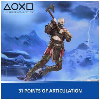 Foto 3 | Foto 3 | Playstation God Of War Ragnarök Figura De Acción De Kratos De 15 Cm Con 5 Accesorios The Shapes Collection Para Fans Y Colecc