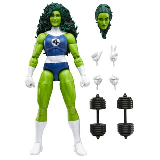 Foto 1 | Foto 1 | Marvel Legends Series She-hulk Figura De Acción Inspirada En Los Cómics De Los Cuatro Fantásticos