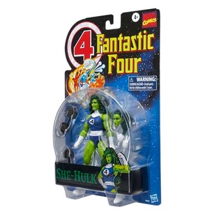 Foto 3 | Foto 3 | Marvel Legends Series She-hulk Figura De Acción Inspirada En Los Cómics De Los Cuatro Fantásticos