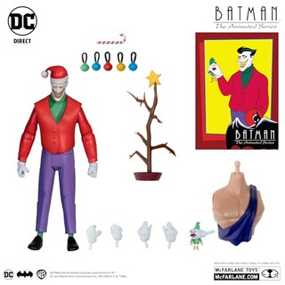 Foto 2 | Foto 2 | Mcfarlane Figura 6'' Dc Direct - Btas Build-a Wv3 - Christmas With The Joker