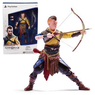 Foto 1 | Foto 1 | Playstation God Of War Ragnarok Figura De Acción De Atreus De 15 Cm Con 4 Accesorios The Shapes Collection Para Fans Y Colecc