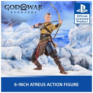 Foto 2 | Foto 2 | Playstation God Of War Ragnarok Figura De Acción De Atreus De 15 Cm Con 4 Accesorios The Shapes Collection Para Fans Y Colecc