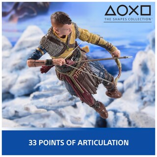 Foto 3 | Foto 3 | Playstation God Of War Ragnarok Figura De Acción De Atreus De 15 Cm Con 4 Accesorios The Shapes Collection Para Fans Y Colecc