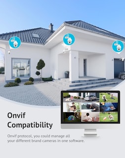 Foto 3 | Foto 3 | Cámara De Seguridad Laview 8mp 4k Cableada Para Exteriores Ip65 - Venta Internacional.