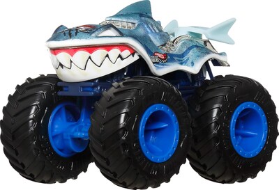 Foto 5 | Foto 5 | Juego De Camiones De Juguete Hot Wheels Sharks Vs Dinos 6 Piezas 1:64 - Venta Internacional.