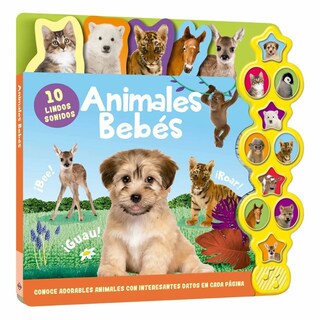 Foto 1 | Foto 1 | Libro Infantil Animales Bebes Con 10 Sonidos