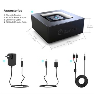 Foto 6 | Foto 6 | Adaptador de Audio Bluetooth Esinkin Sistema de Transmisión de Música - Venta Internacional