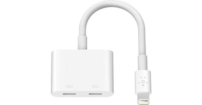Foto 1 | Foto 1 | Cable Lightning De Audio + Charge Y Adaptador De Cargador Para Iphone Belkin Rockstar - Venta Internacional.