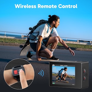 Foto 6 | Foto 6 | Cámara De Acción Akaso Ek7000 4k30fps 20mp Wifi Con Eis Black - Venta Internacional.
