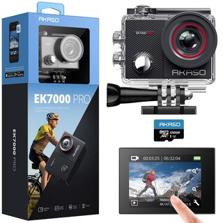 Foto 1 | Foto 1 | Cámara De Acción Akaso Ek7000 Pro 4k 30 Fps Con Tarjeta Microsd De 128 Gb - Venta Internacional.