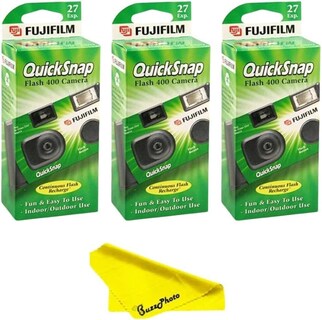 Foto 1 | Foto 1 | Cámara Desechable Fujifilm Quicksnap Flash 400 3 Pack - Venta Internacional