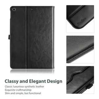 Foto 6 | Foto 6 | Funda Procase Para Ipad 7ª 8ª Y 9ª Generación 10.2 De Piel Sintética Color Negro - Venta Internacional.