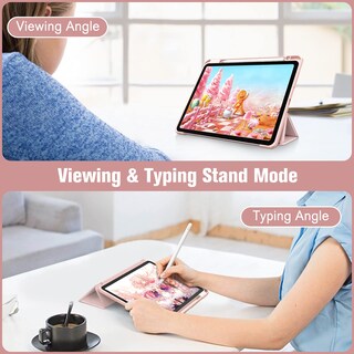 Foto 4 | Foto 4 | Funda Fintie Hybrid Slim Para Ipad Air De 11 Pulgadas M2 (2024) Color Rosa - Venta Internacional.