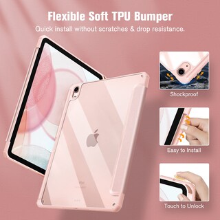 Foto 5 | Foto 5 | Funda Fintie Hybrid Slim Para Ipad Air De 11 Pulgadas M2 (2024) Color Rosa - Venta Internacional.