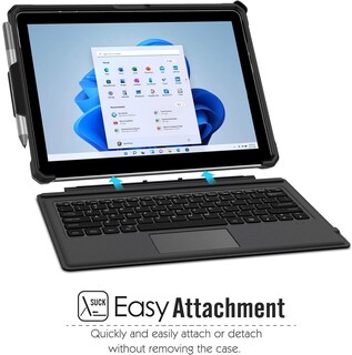 Foto 6 | Foto 6 | Funda Moko Para Microsoft Surface Go 4/3/2 Con Soporte Para Bolígrafos Color Negro - Venta Internacional.