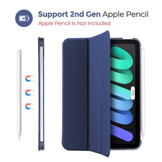 Foto 5 | Foto 5 | Funda Procase Smart Para Ipad Mini 7/6 Gen 8.3 Pulgadas Color Azul Marino - Venta Internacional.