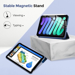 Foto 7 | Foto 7 | Funda Procase Smart Para Ipad Mini 7/6 Gen 8.3 Pulgadas Color Azul Marino - Venta Internacional.