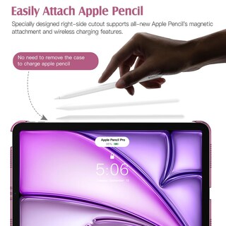 Foto 3 | Foto 3 | Funda Timovo Para Ipad Air 11'' M3/m2 2025/2024 Cubierta Rígida Delgada - Venta Internacional.