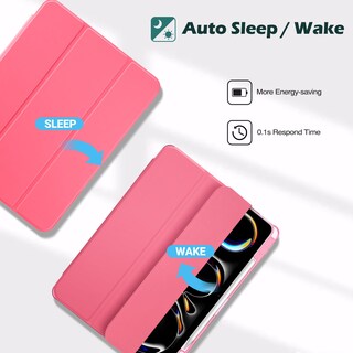 Foto 4 | Foto 4 | Funda Procase Para Ipad Pro 13 2024 Con Soporte Para Lápices - Melonpink - Venta Internacional.