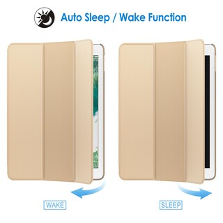 Foto 6 | Foto 6 | Funda Jetech Para Ipad De 9 7 Pulgadas Modelo 2018/2017 Smart Cover Color Beige - Venta Internacional.