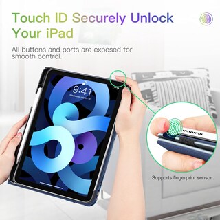 Foto 5 | Foto 5 | Funda Fintie Para Ipad Air M2 De 11 Pulgadas (2024) /air De Quinta Generación (2022) - Venta Internacional.