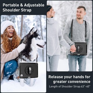 Foto 6 | Foto 6 | Funda Supfives Para Ipad Pro De 11 Pulgadas (5.ª Generación 2024) Con Correas - Venta Internacional.