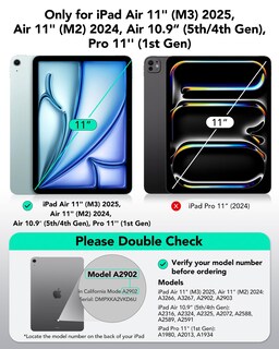 Foto 2 | Foto 2 | Funda Esr Para Ipad Air M3/m2 De 11 Pulgadas (2025/2024) Color Azul Cielo - Venta Internacional.