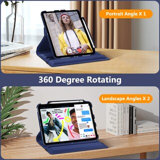 Foto 4 | Foto 4 | Funda Giratoria Fintie Para Ipad 10.9 Pulgadas 2022 De 10.9 Pulgadas Con Lápiz - Venta Internacional.