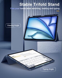 Foto 4 | Foto 4 | Funda Timovo Para Ipad Air De 13 Pulgadas (m3/m2-2025/2024) Color Azul Marino - Venta Internacional.