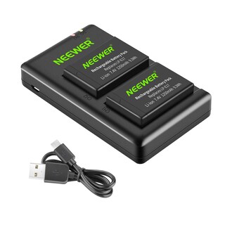 Foto 1 | Foto 1 | Batería De Repuesto Y Cargador Usb Dual Para Cámaras Canon Eos - Venta Internacional.