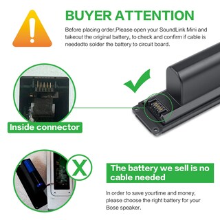 Foto 4 | Foto 4 | Batería Fancy Buying De 7 4 V 3000 Mah 22 Wh Para Bose Soundlink Mini - Venta Internacional.