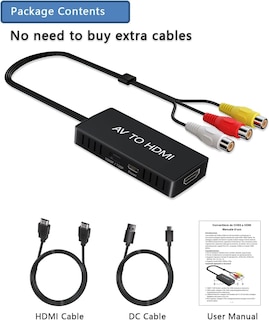 Foto 6 | Foto 6 | Adaptador Conversor Rca A Hdmi Digitpro Compatible Con 720p/1080p - Venta Internacional.