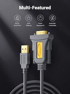 Foto 7 | Foto 7 | Adaptador Usb A Serie Ugreen Db9 Macho De 9 Pines Para Windows Mac De 3 Pies - Venta Internacional.