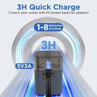 Foto 5 | Foto 5 | Pilas De Litio Aa Recargables Philips 3000 Mwh Paquete De 8 - Venta Internacional.