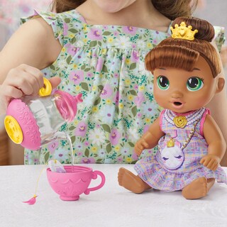 Foto 4 | Foto 4 | Baby Alive Muñeca Fiesta De Té Burbujeante Sophia Sparkle Bebé Con Cabello Castaño Juguetes Para Niñas Y Niños A Partir De 3