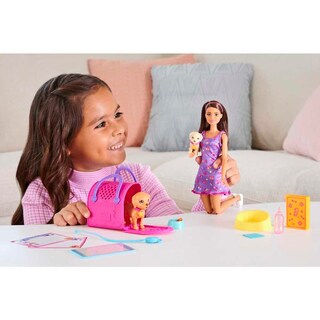 Foto 2 | Foto 2 | Barbie Set De Juego Adopta Un Perrito Latina Para Niñas De 3 Años En Adelante