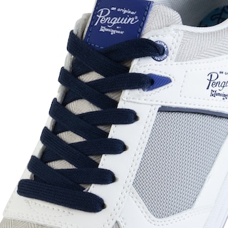 Foto 7 | Foto 7 | Tenis Original Penguin Style Blanco Con Azul Para Hombre