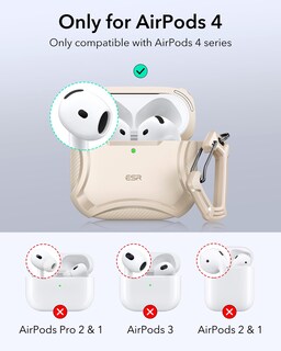 Foto 2 | Foto 2 | Funda Esr Para Airpods 4 Halolock Cyber Series Con Magsafe Desert - Venta Internacional.