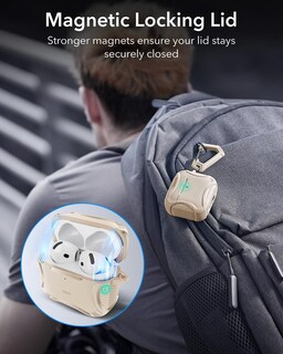 Foto 4 | Foto 4 | Funda Esr Para Airpods 4 Halolock Cyber Series Con Magsafe Desert - Venta Internacional.