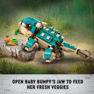 Foto 4 | Foto 4 | Lego Jurassic World Bumpy Bebé: Ankylosaurus Dinosaurio De Juguete Para Construir Para Fans De Campamento Cretácico O Niños Y