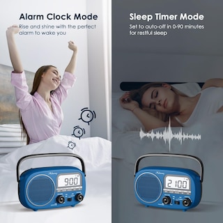 Foto 4 | Foto 4 | Radio Am Fm Portátil Audiocrazy Recargable Bluetooth - Venta Internacional.